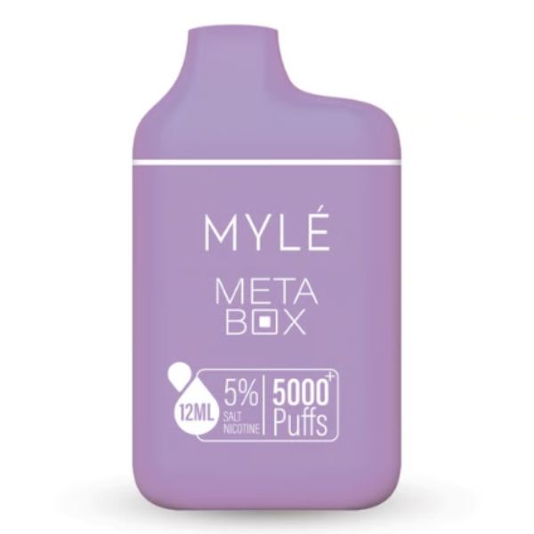 Myle Meta Box Grape Mint Disposable Device